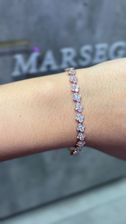 BRACCIALE JASMINE ORO ROSA