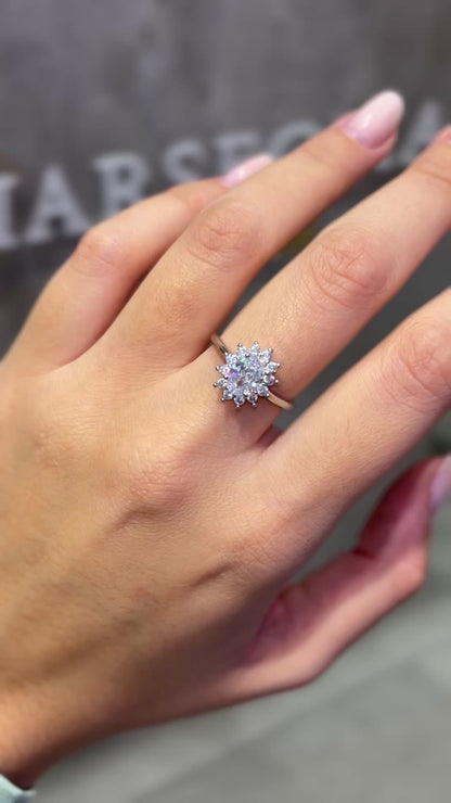 ANELLO KATE ARGENTO & BIANCO