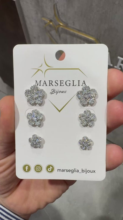 SET ORECCHINI FIORE