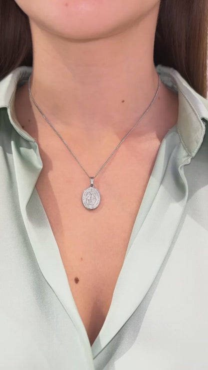 COLLANA MADONNA ARGENTO