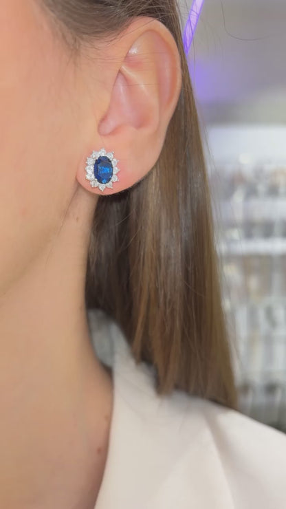 ORECCHINI KATE ARGENTO & BLU