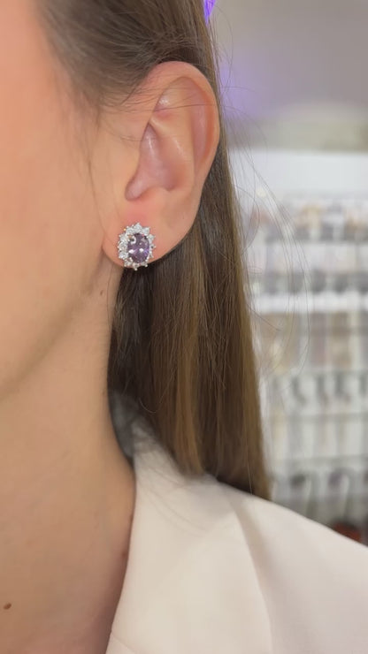 ORECCHINI KATE ARGENTO & VIOLA