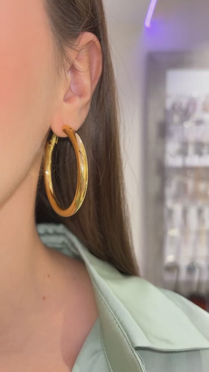 CERCHI A TUBO ORO 50 mm