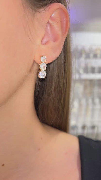 ORECCHINI TRILOGI ORO