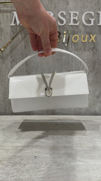 POCHETTE BIMATERIALE BIANCO