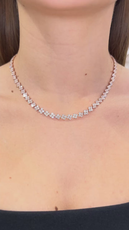 COLLANA JASMINE ORO ROSA