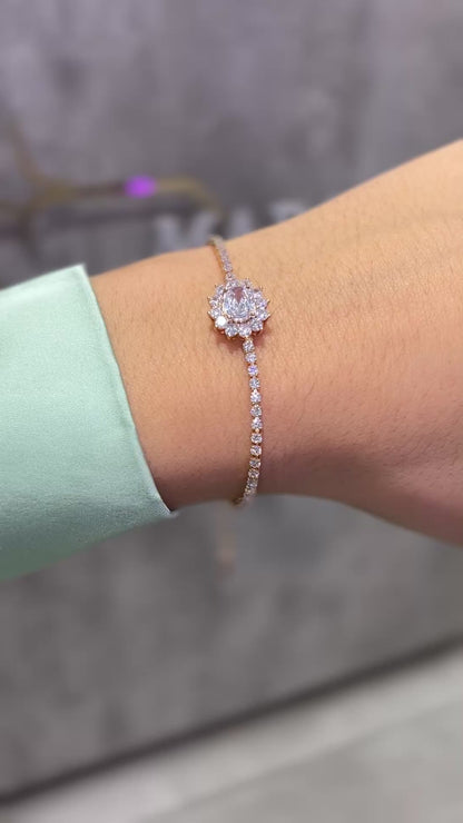 BRACCIALE KATE ORO & BIANCO