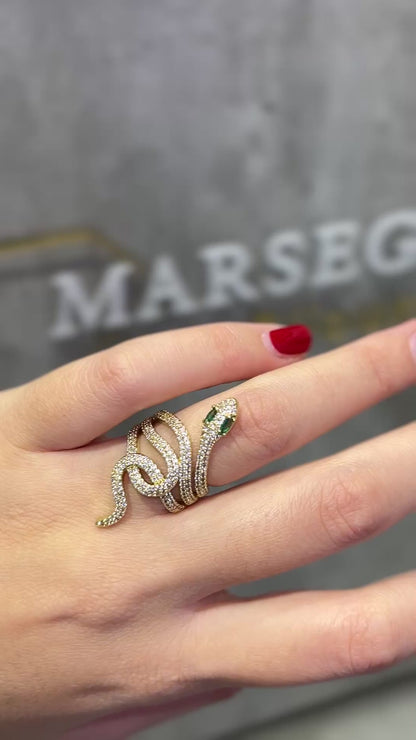ANELLO SERPENTE ORO