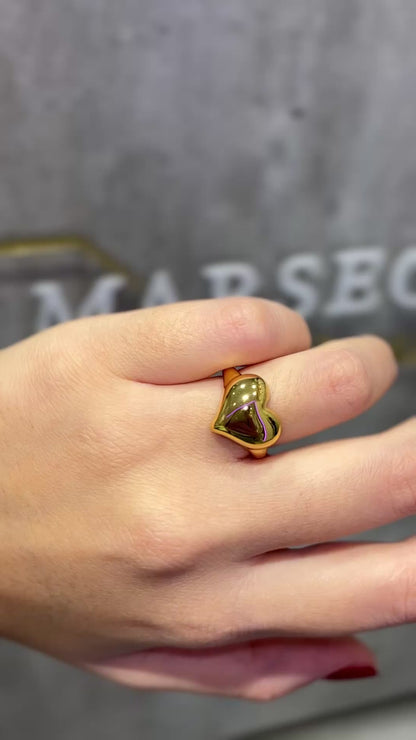 ANELLO CUORE ORO