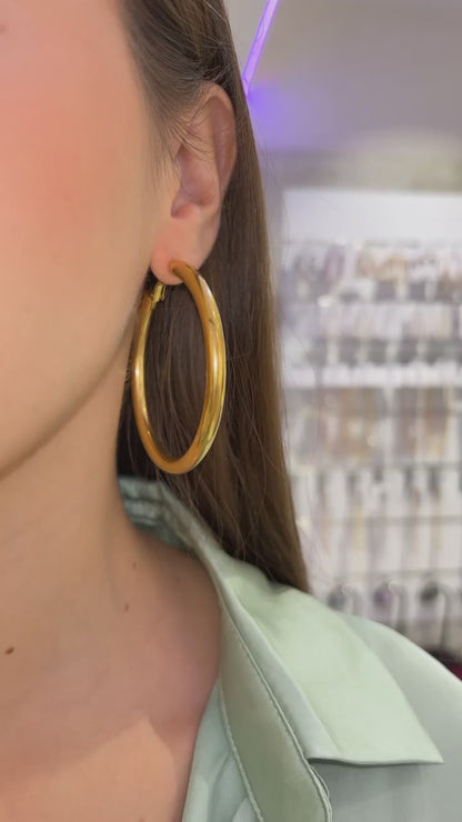 CERCHI A TUBO ORO 60 mm