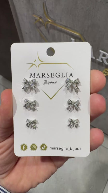 SET ORECCHINI FIOCCO