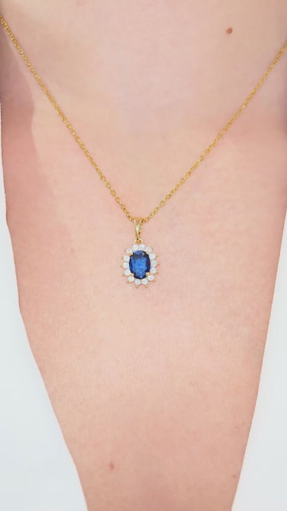 Completo "Kate" 4 pezzi: Oro e Blu