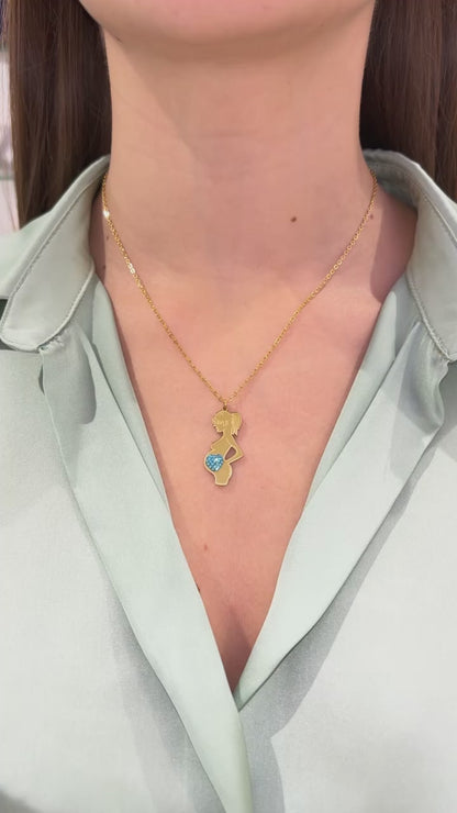 COLLANA GRAVIDANZA BOY ORO