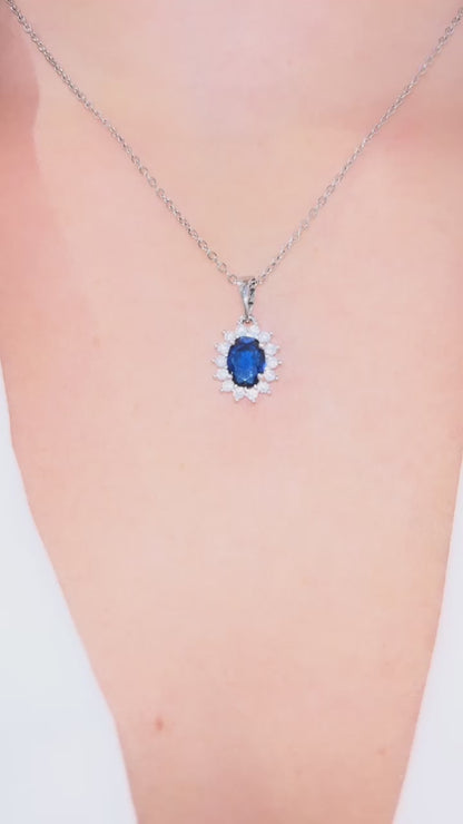 COLLANA KATE ARGENTO & BLU