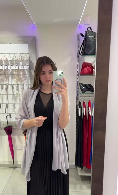 STOLA CHIFFON ROSA CIPRIA