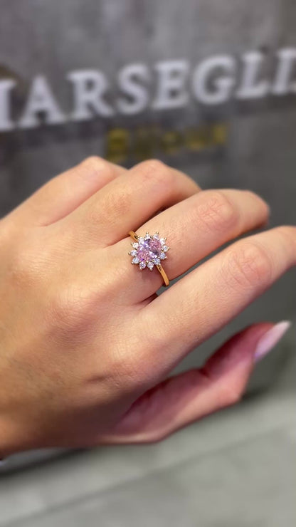 ANELLO KATE ORO & ROSA