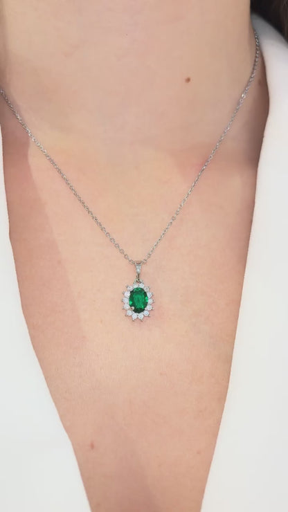Completo "Kate" 4 pezzi: Argento e Verde