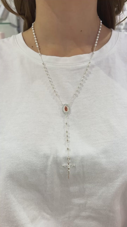 COLLANA ROSARIO MILLELUCI ARGENTO