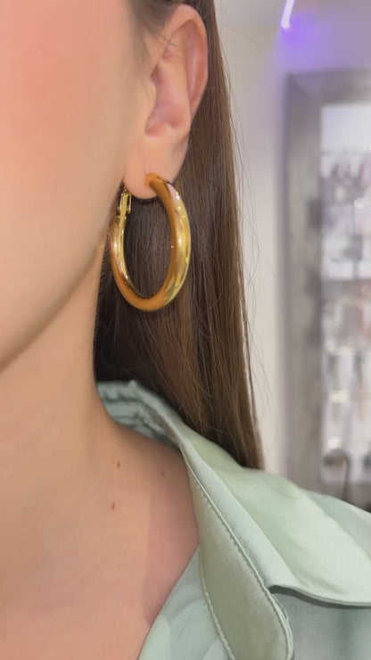 CERCHI A TUBO ORO 40 mm