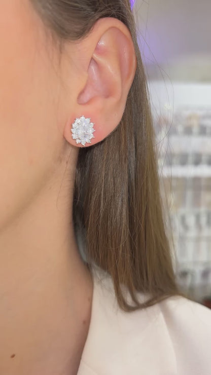 ORECCHINI KATE ARGENTO & BIANCO