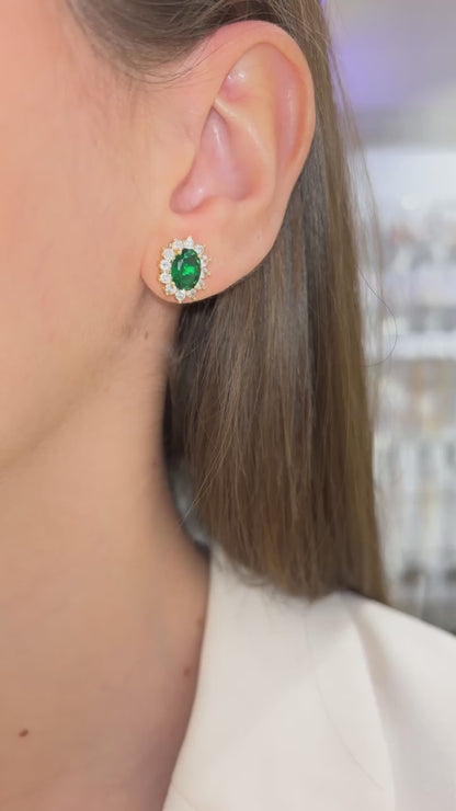 Completo "Kate" 4 pezzi: Oro e Verde