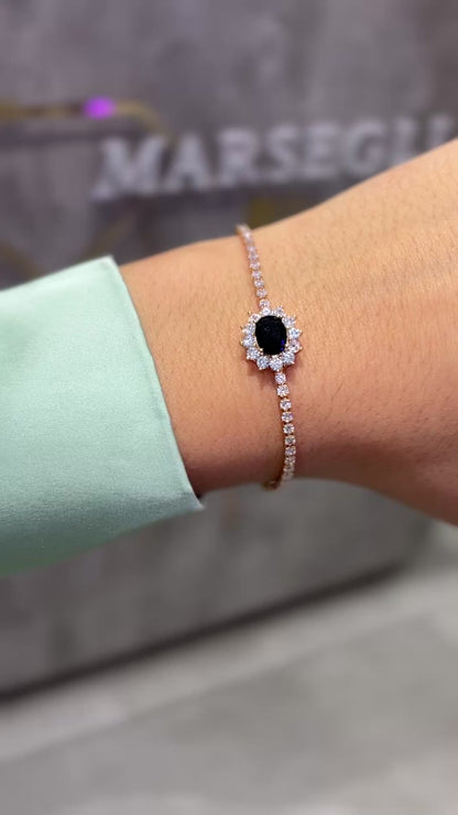 BRACCIALE KATE ORO & NERO