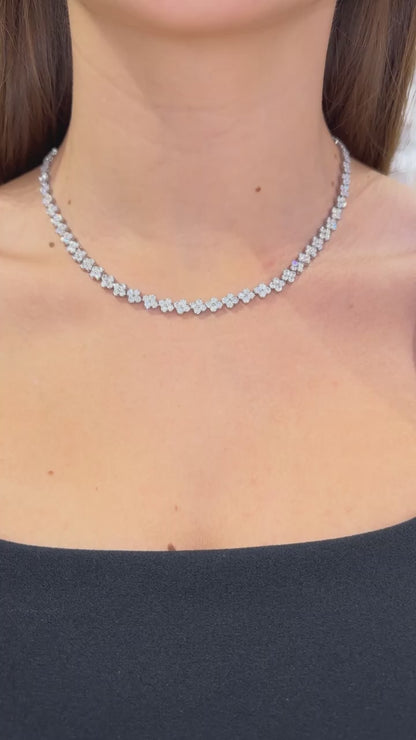 Completo "Jasmine" 3 pezzi colore argento