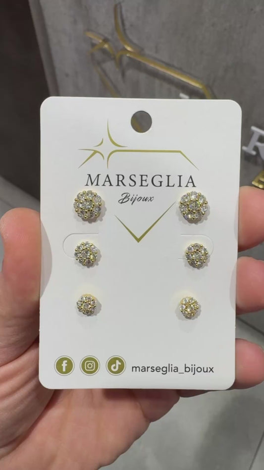 SET ORECCHINI MULTILUCE