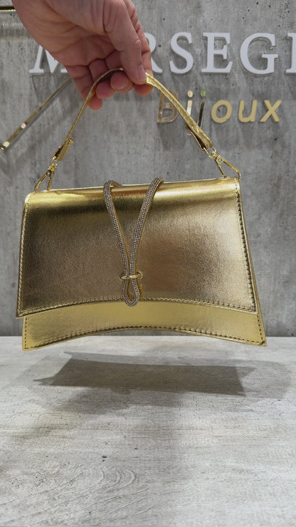 POCHETTE METAL ORO