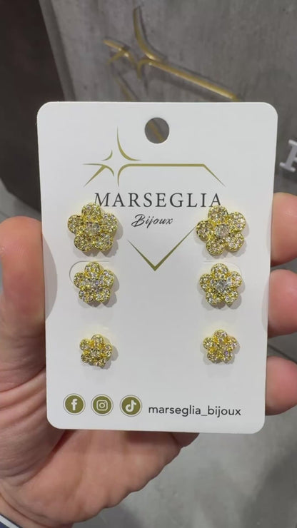 SET ORECCHINI FIORE
