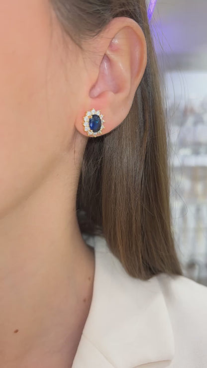 Completo "Kate" 4 pezzi: Oro e Blu