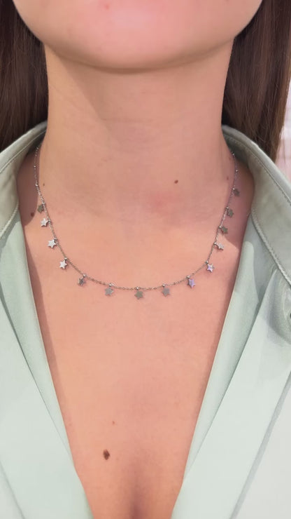 COLLANA STELLE ARGENTO