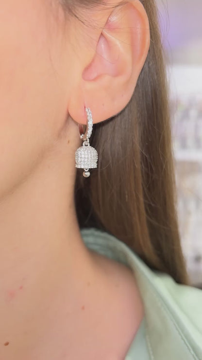 ORECCHINI CAMPANELLA ARGENTO