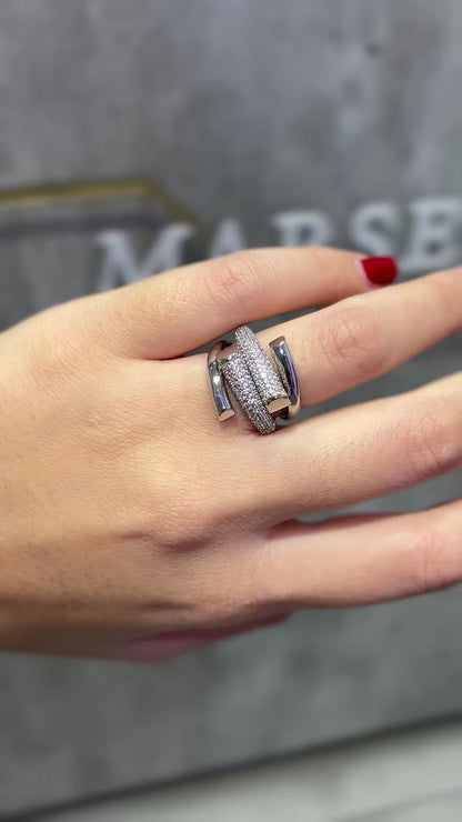 ANELLO INTRECCIO ARGENTO