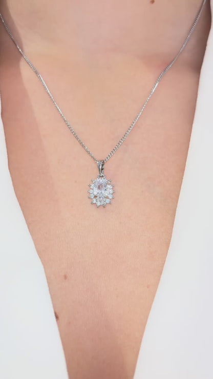 COLLANA KATE ARGENTO & BIANCO