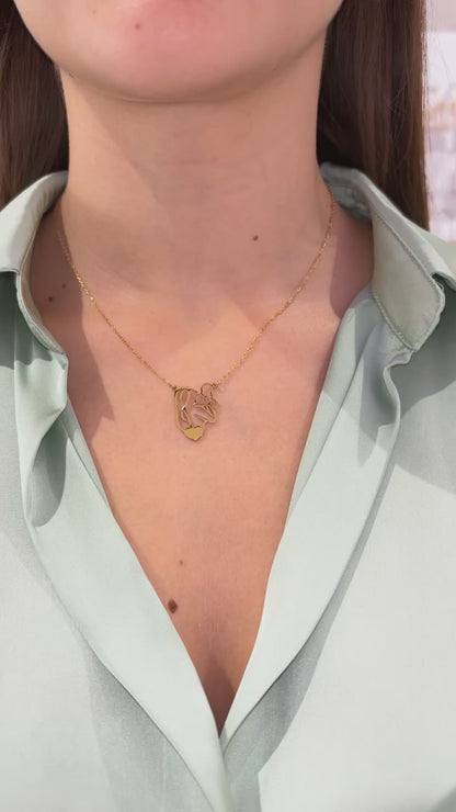 COLLANA MAMMA & FIGLIO ORO