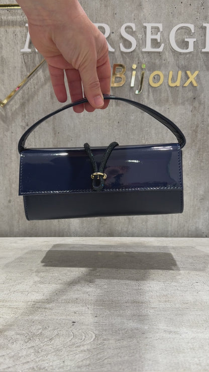 POCHETTE BIMATERIALE BLU NOTTE