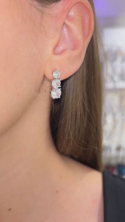 ORECCHINI TRILOGI ARGENTO