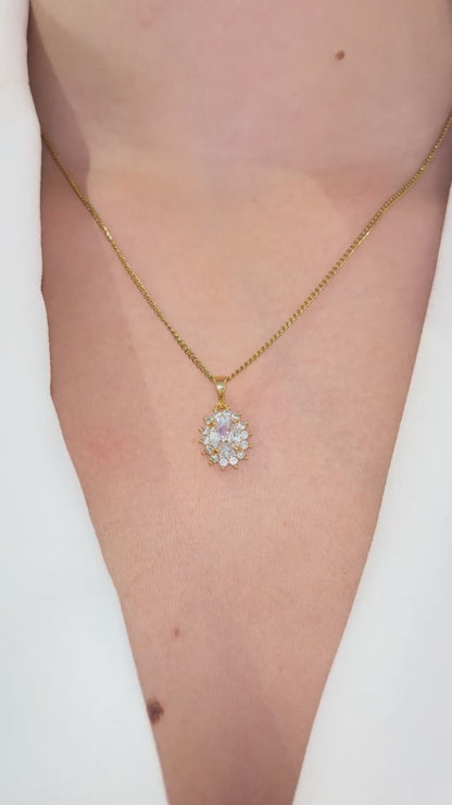 Completo "Kate" 4 pezzi: Oro e Bianco