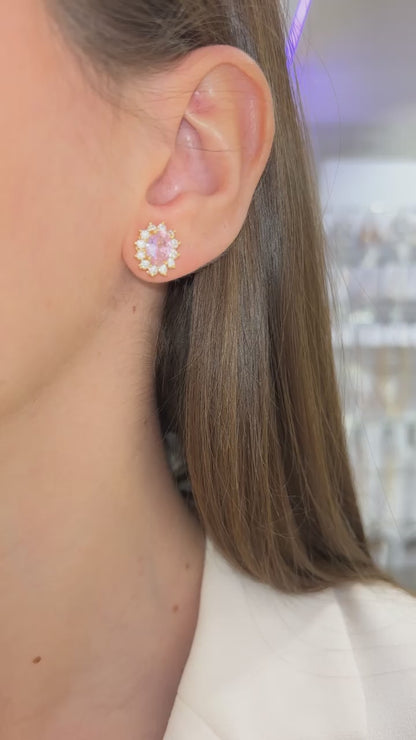 ORECCHINI KATE ORO & ROSA