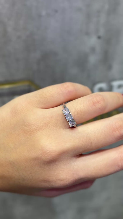 ANELLO TRILOGI ARGENTO 4 MM