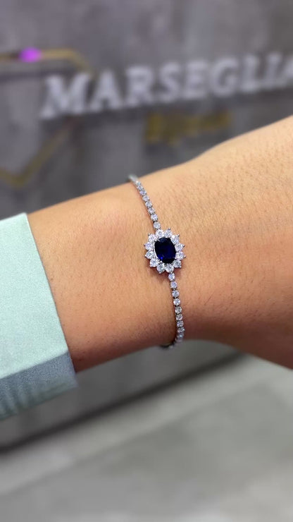 BRACCIALE KATE ARGENTO & BLU