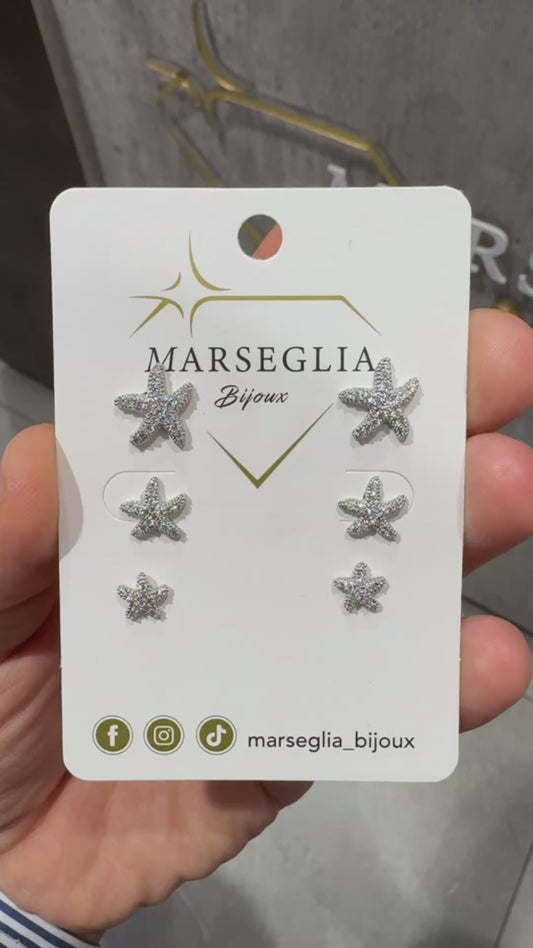 SET ORECCHINI STELLA MARINA