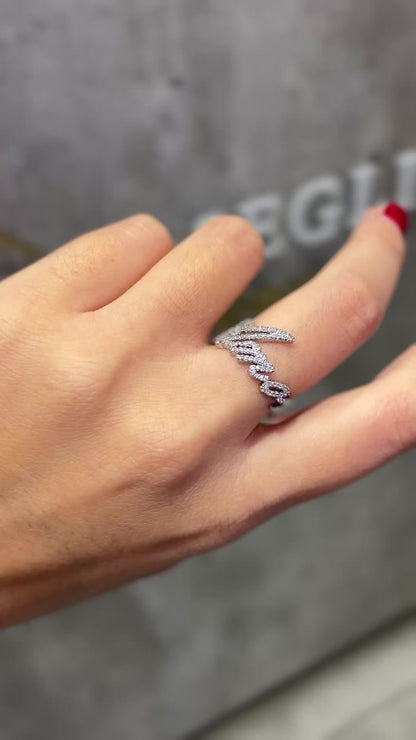 ANELLO AMORE ARGENTO