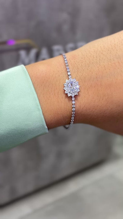 BRACCIALE KATE ARGENTO & BIANCO