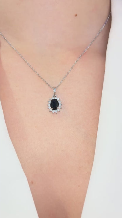 COLLANA KATE ARGENTO & NERO